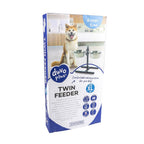 Duvo Soporte regulable con comederos 27 cm