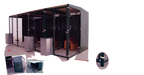 Batería de perrera modular 4x2 m con 3 boxes