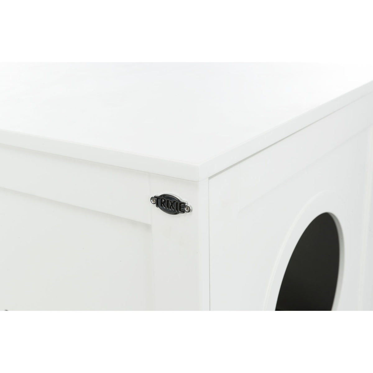 Casa para Gatos con 2 Pisos blanco