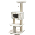 Poste Rascador Nelli blanco/taupe