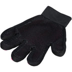 Guante Masaje-Cepillado para Gatos - Pack de 3 unidades rosa/negro
