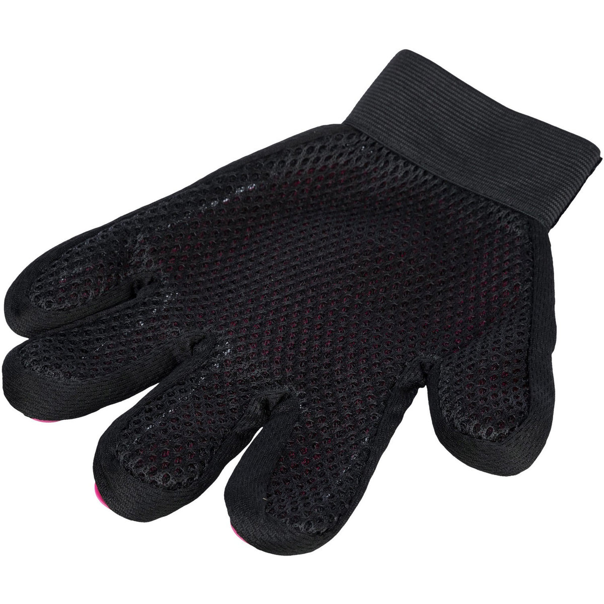 Guante Masaje-Cepillado para Gatos - Pack de 3 unidades rosa/negro