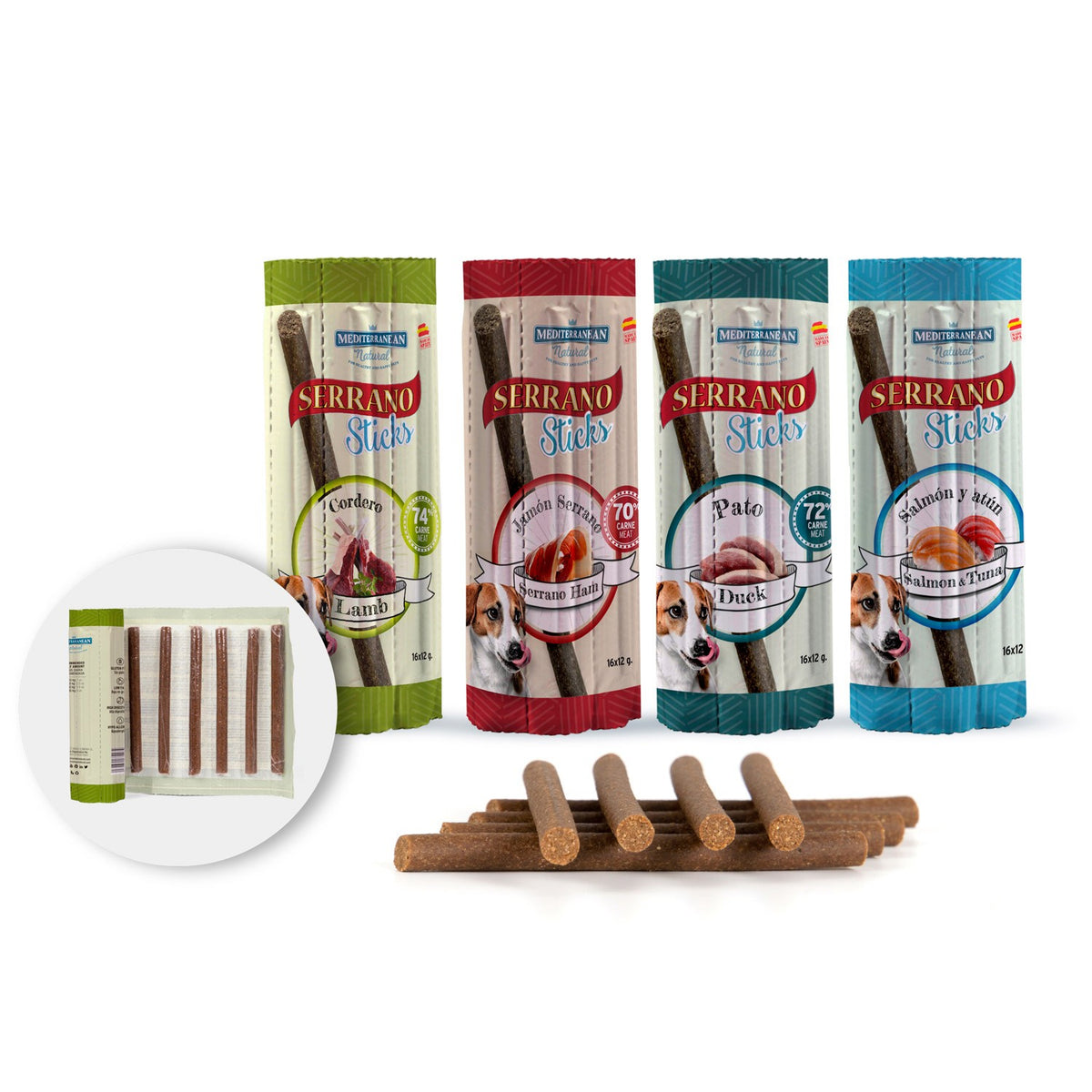 Sticks Serrano Cordero - Pack de 10 unidades
