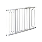 Duvo barrera de seguridad con puerta 75-110 cm
