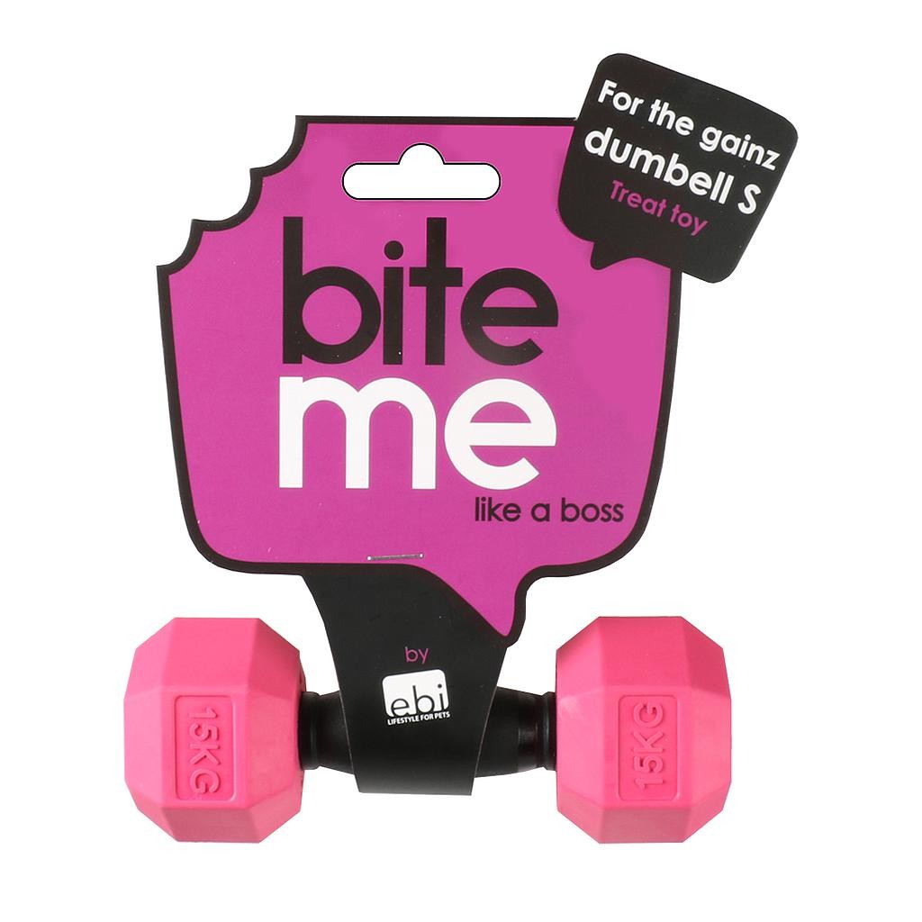 Duvo Bite Me Juguete Perro Goma Mancuerna T-S 14 x 4,7 x 4,7 cm