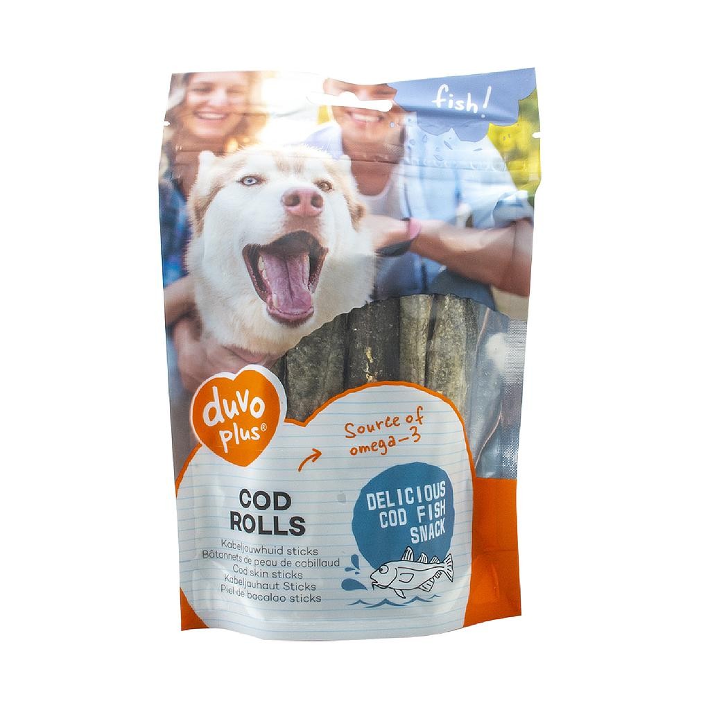 Duvo Fish Bolsa Rollos de Bacalao 90 g