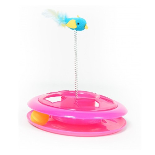 Duvo Juguete Gato Happy Hoop Rosa 27 cm Diametro