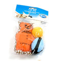Duvo Juguete Gato Osito con Bola y Pelota con Catnip