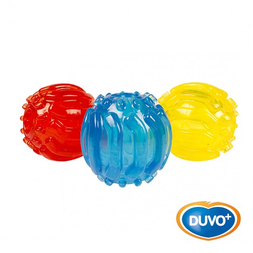 Duvo Juguete Perro TPR Bola con Texturas 8 cm