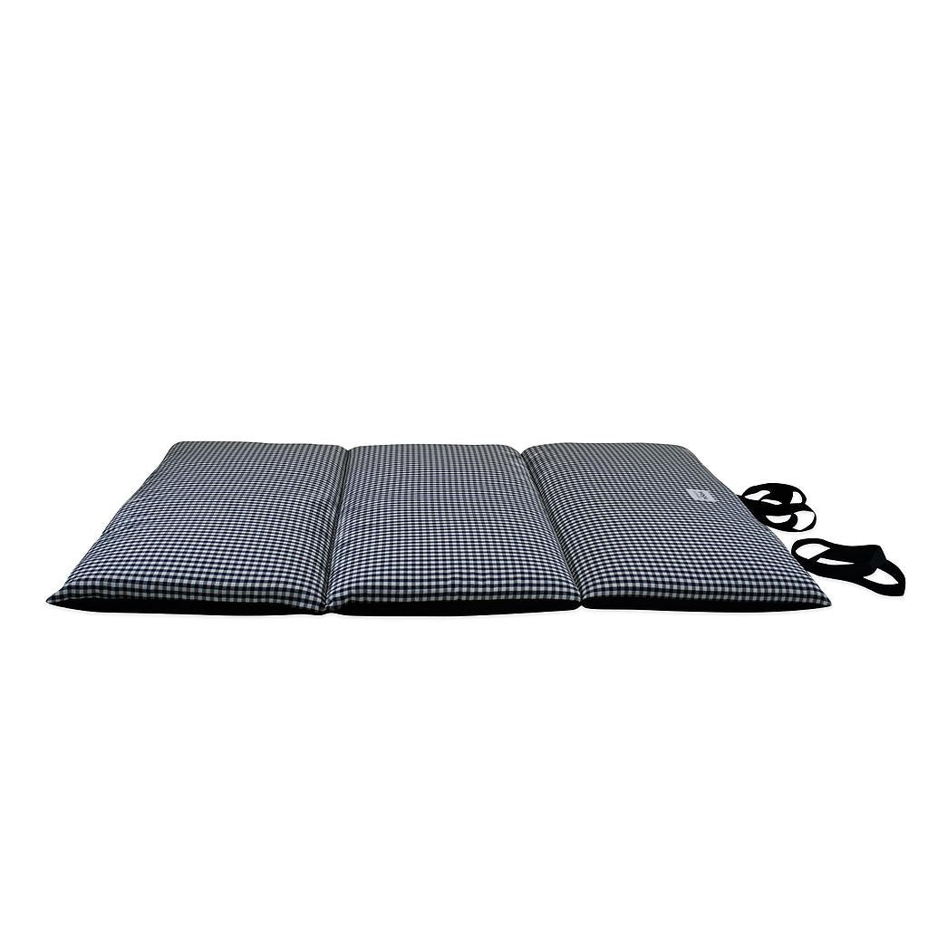 Yagu Colchón Zenda Vichy Negro T-U 109 x 66 x 6 cm