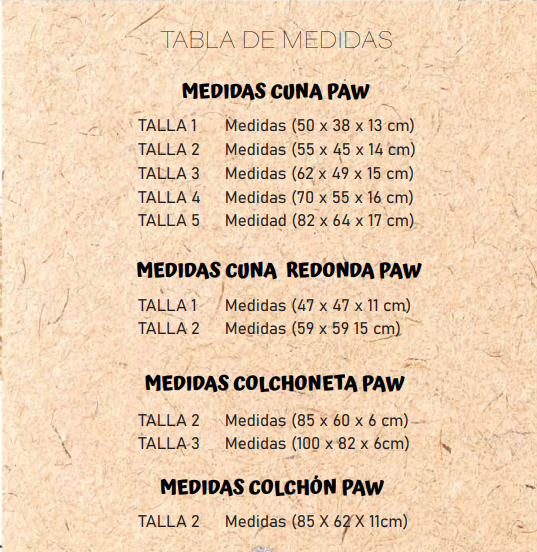 Texpet Juego 2 Colchoneta Paw Loneta T-2-3