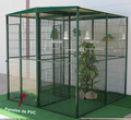 Piezas para Voladero de Jardín 2x2 con Techo a Dos Aguas (módulo de un voladero 4x2)