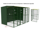 Voladero de Jardín 3x2 metros + Habitáculo de seguridad