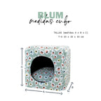 Yagu Cubo Blum T-U 33 x 33 x 33 cm