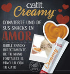 Catit Creamy Salmón y Gambas, 4x10g - Pack de 12 unidades