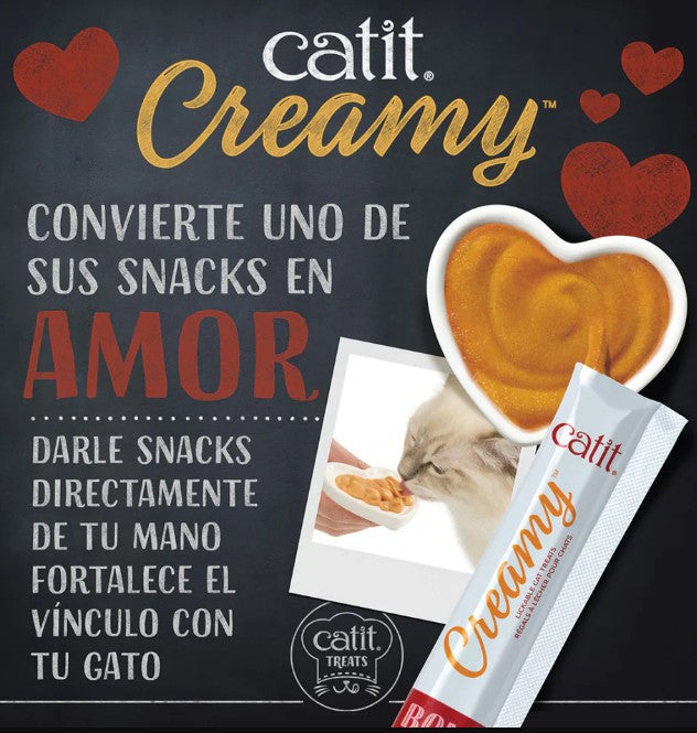 Catit Creamy Pollo y Cordero, 50x10g
