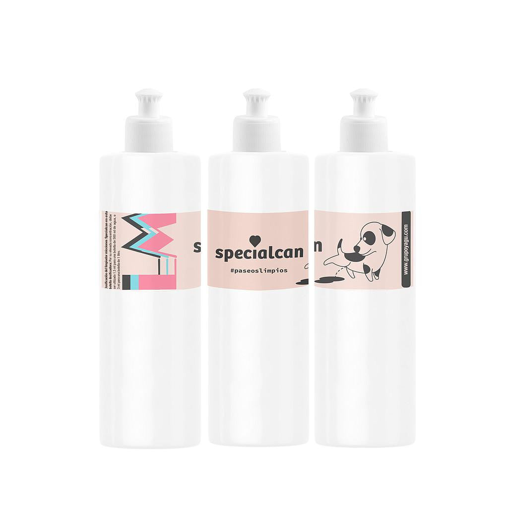 Specialcan Botella para Mezclar con Tapón Push 500 ml