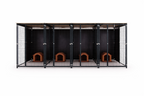 Perrera 4x2 metros con (4 boxes 2x1m)