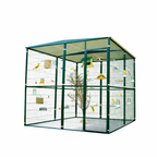 Voladero  para pájaros de  Jardin 4m2 (2x2m)