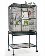 Voladero para pájaros Eco Black Sun Cages - jaula de vuelo negra para exterior
