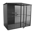 Voladero Loro 2x1m Techo 2 Aguas