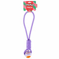 Duvo Coockoo Juguete Perro Throw Me Lila y Naranja 6 x 45 x 6 cm