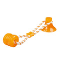 Duvo Juguete Perro Cuerda con Ventosa Naranja 40 x 10.3 x 10.3 cm