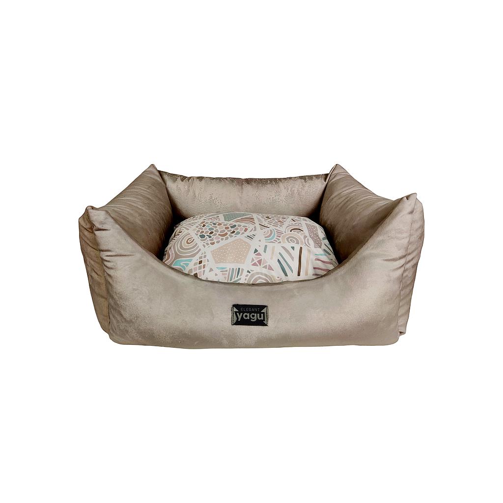 Yagu Descanso Cuna Colección Velvet Beige
