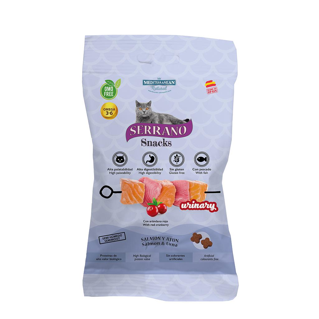 MDT New Serrano Snacks Gato Urinary Salmón y Atún 50 g