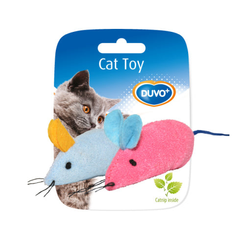 Duvo Juguete Gato Surtido Ratones 2 uds 6 x 5 x 3 cm