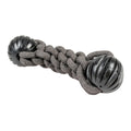 Duvo Juguete Perro Eco Cuerda Negra Palo con 2 Bola Goma 23 x 6 x 7,5 cm