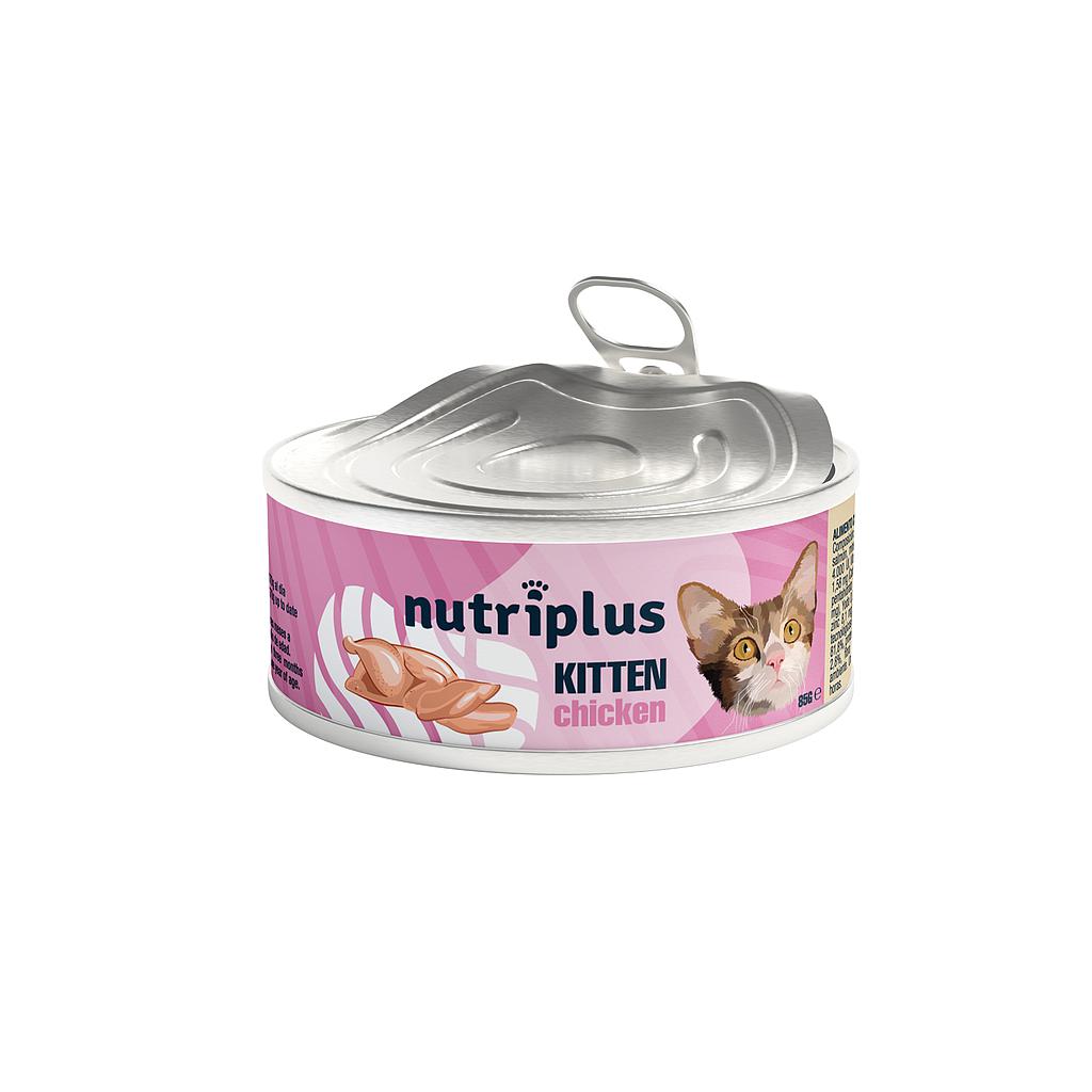 Nutriplus Gatos Comida Humeda Kitten Pollo 85 g