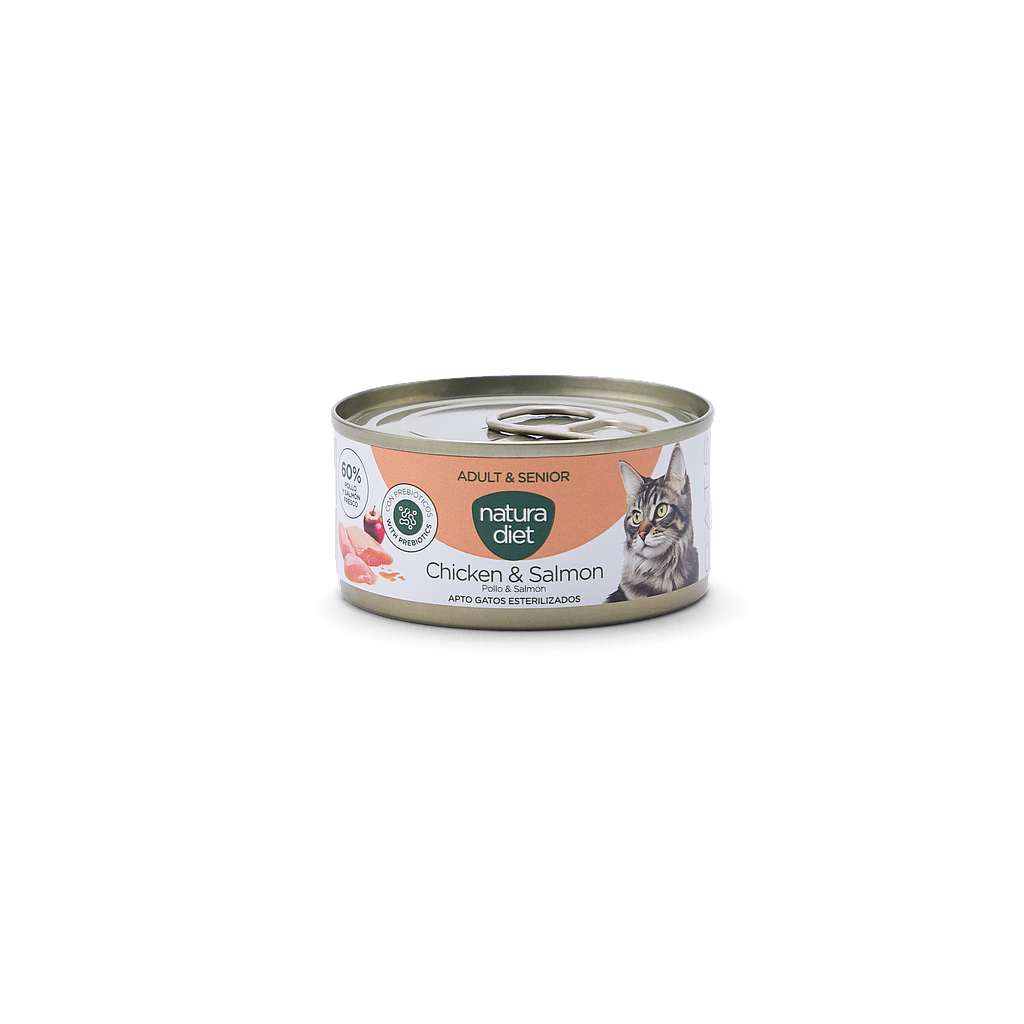 DNG Natura Diet Cat Pate Adult Salmón & Chicken 85 g