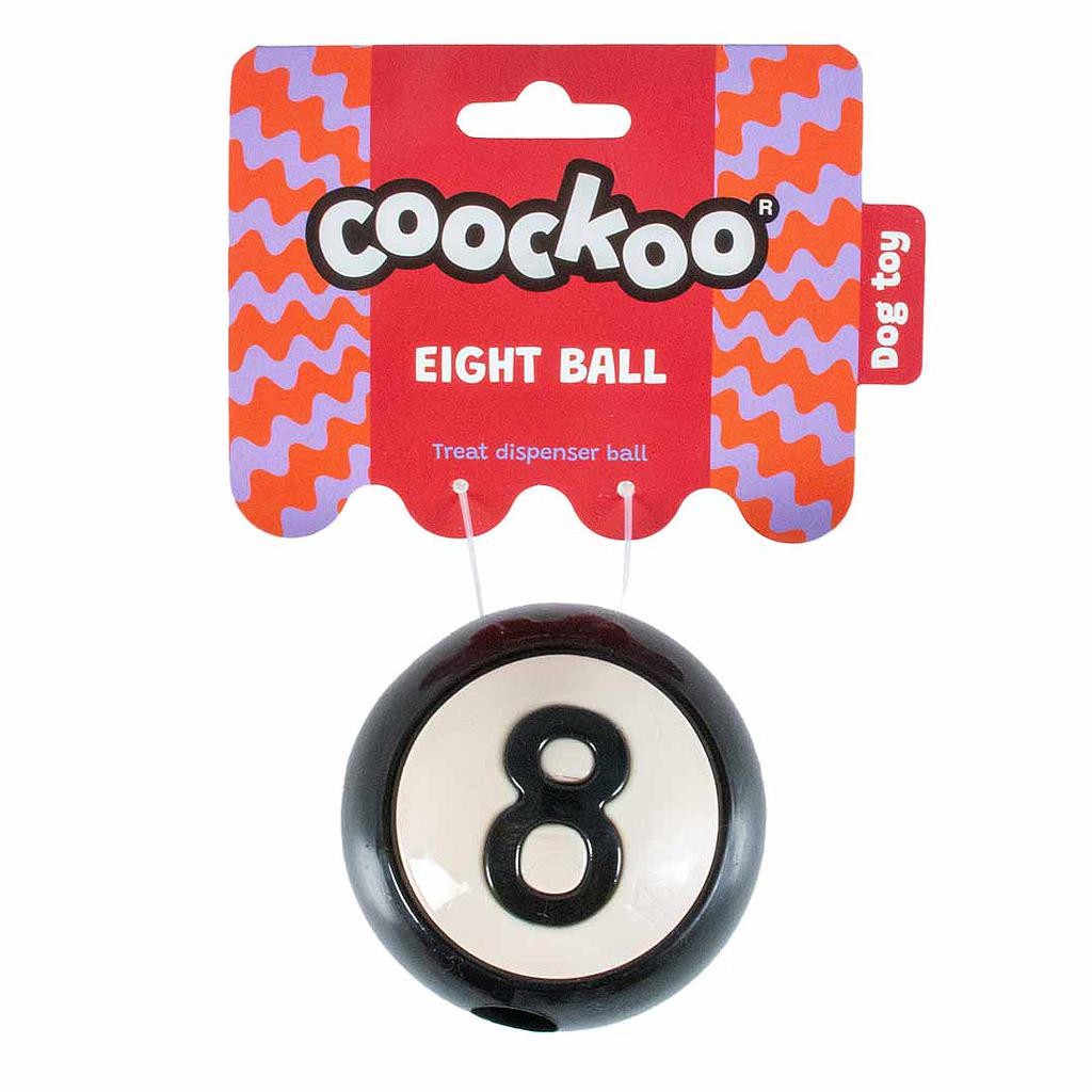 Duvo Coockoo Juguete Perro Eight Negro y Blanco 8 cm