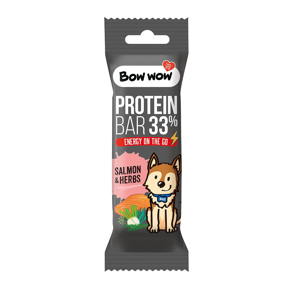 BOW Wow Proteina Bar With Salmón & Herbs 32 g / 30 Bolsas