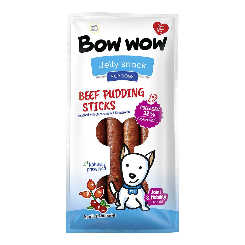 BOW Wow Pudding Sticks Beef 6 uds