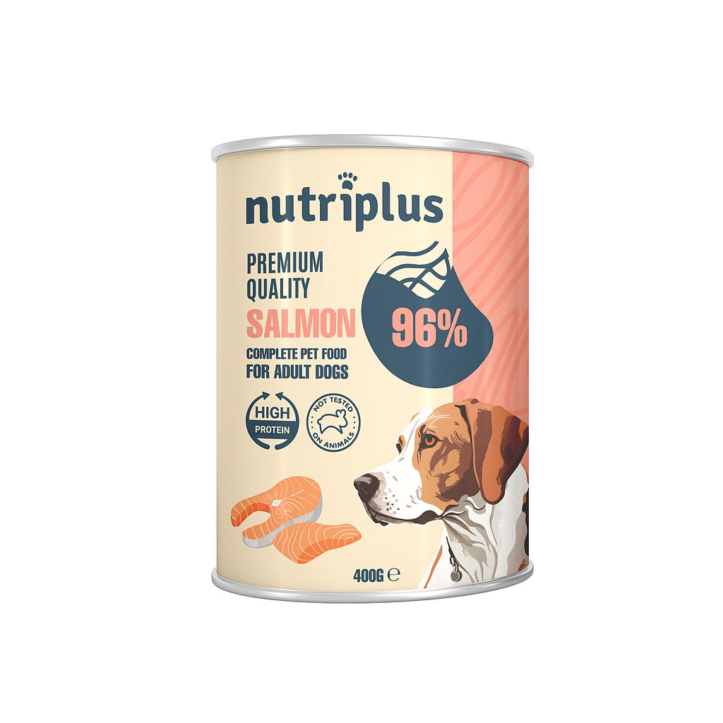 Nutriplus Perros Comida Humeda Salmón 400 g