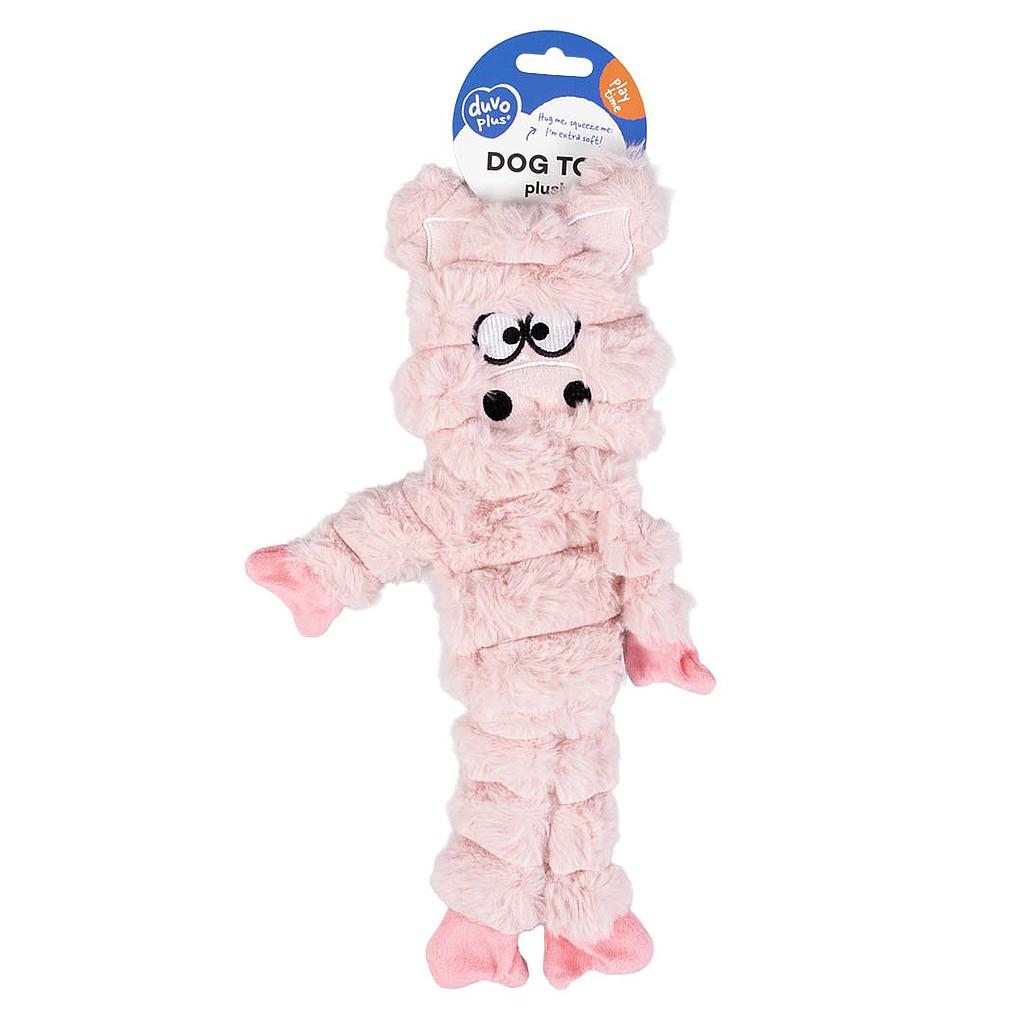 Duvo Juguete Perro Peluche Huggi Cerdo Rosa T-L 73 x 33 x 4,5 cm