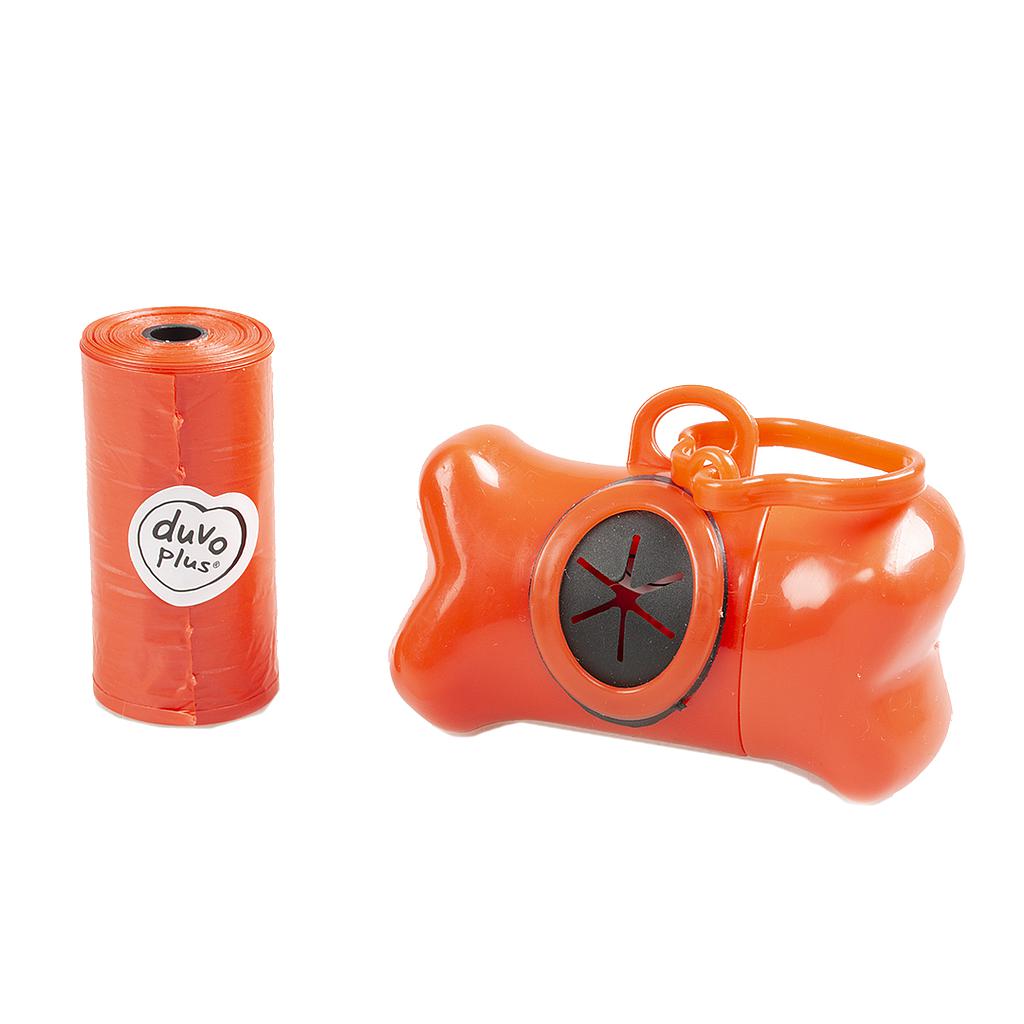 Duvo Dispensador Hueso Rojo Bolsas Higienicas 2 x 20 uds
