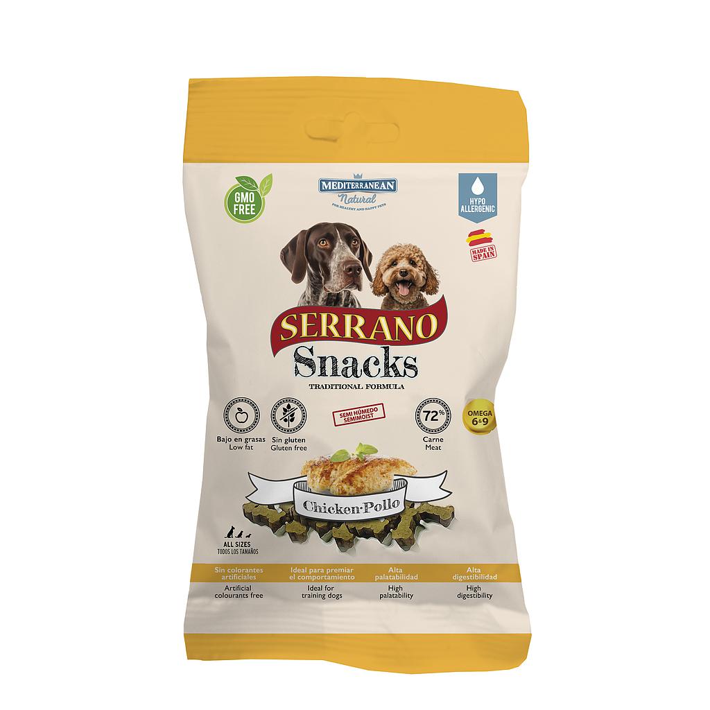 MDT New Serrano Snacks Perros Pollo 100 g