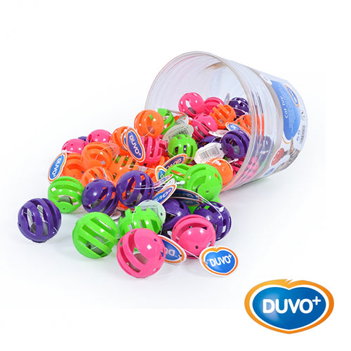 Duvo Cubo Juguete Gato Bola con Cascabel Mix 4 cm