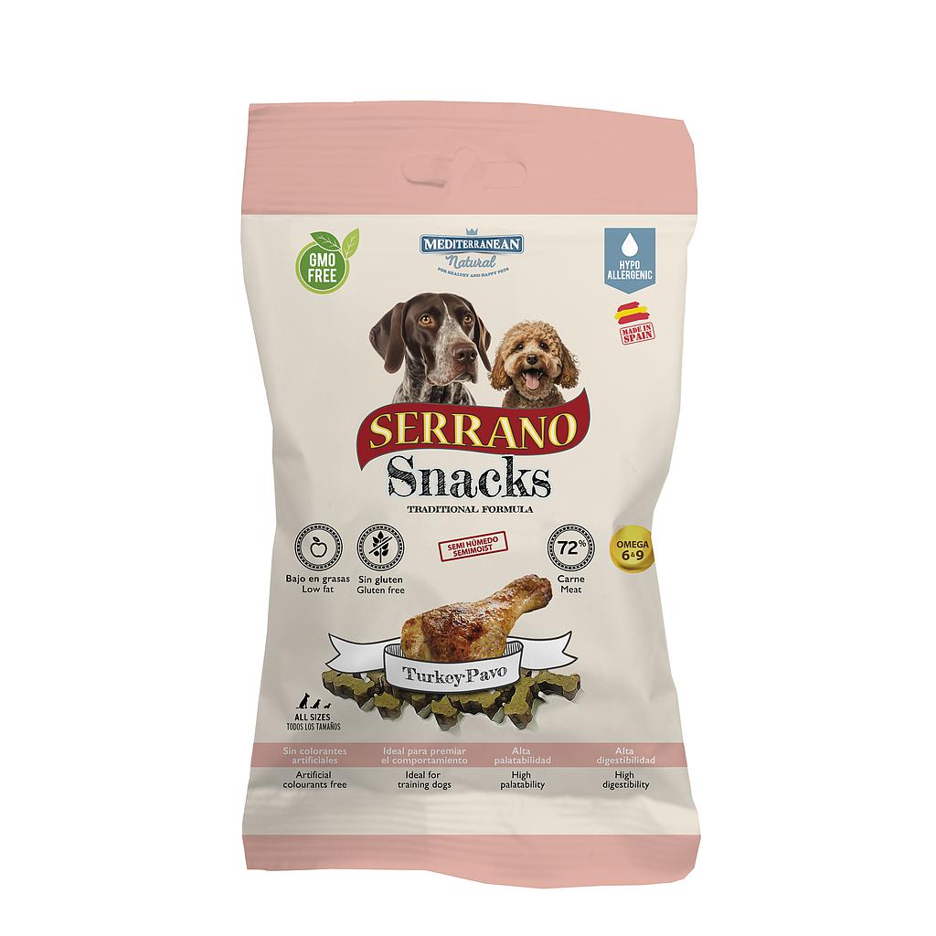 MDT New Serrano Snacks Perros Pavo 100 g