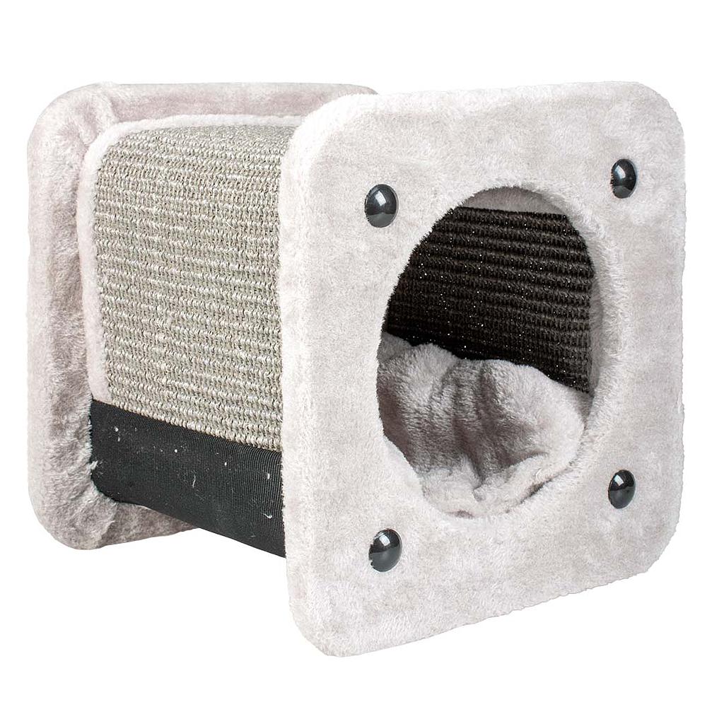 Duvo Rascador Gato Túnel Square Gris 30 x 30 x 28 cm