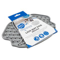 Duvo Alfombra Goma Lamer Forma Perro Gris 21,5 x 15 x 1 cm