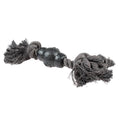 Duvo Juguete Perro Eco Cuerda Negra 2 Nudos con Cono Goma 26 x 5 x 5 cm