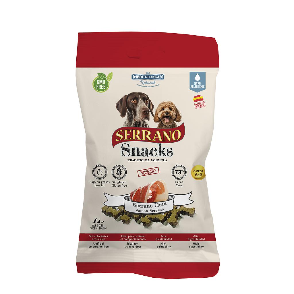 MDT New Serrano Snacks Perros Jamón 100 g