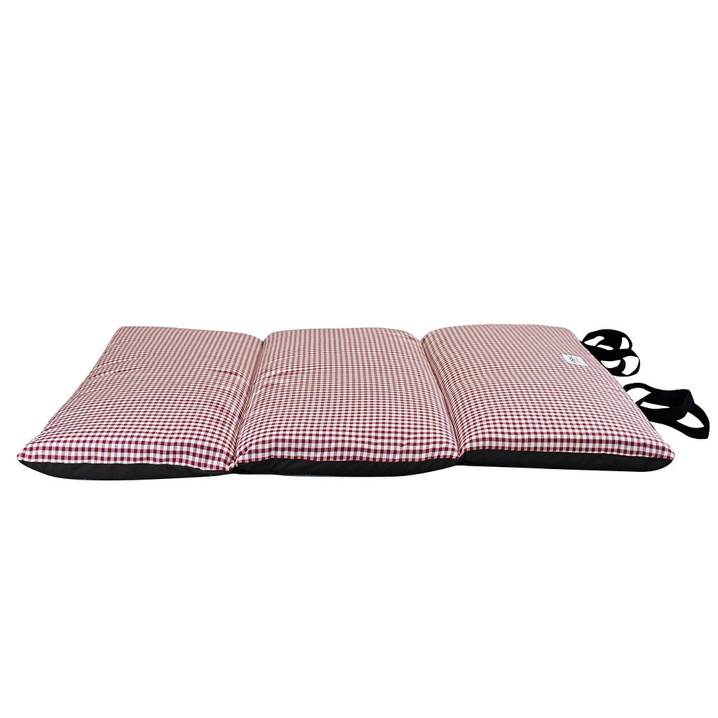Yagu Descanso Colchón Zenda Vichy Grana Loneta T-U 109 x 66 x 6 cm
