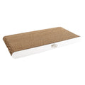 Duvo Rascador Gato Carton Flay Flat Blanco 37 x 16,5 x 3 cm