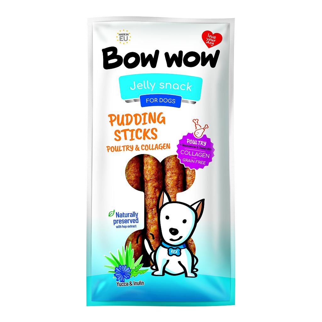 BOW Wow Pudding Sticks Poultry 6 uds