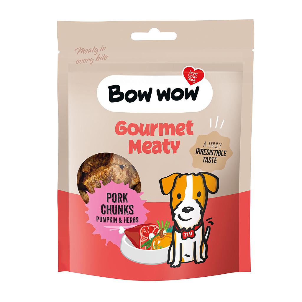 BOW Wow Pork Chunks With Pumpkin & Herbs 60 g / 15 Bolsas